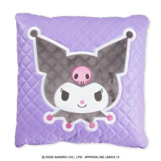【サンリオ】【Aパープル】クロミ キルトスクエアクッション