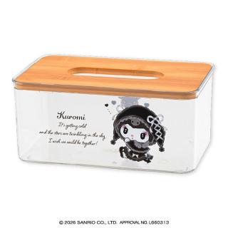 【サンリオ】【Aクロミ】マイメロディ・クロミ 月夜のメロクロクリアティッシュケース