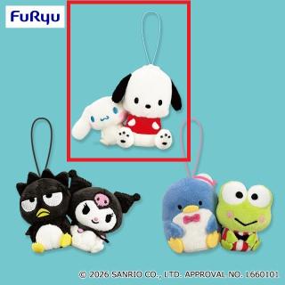 【サンリオ】【Aシナモロール＆ポチャッコ】サンリオキャラクターズ ペアマスコット