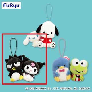 【サンリオ】【Bバッドばつ丸＆クロミ】サンリオキャラクターズ ペアマスコット