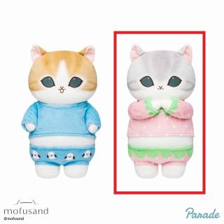 【mofusand】【Bいちご】mofusand パジャマにゃんBIGぬいぐるみ②