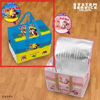 【クッピーラムネ】【Aブルー】クッピーラムネ 5ポケット付き保冷バッグ