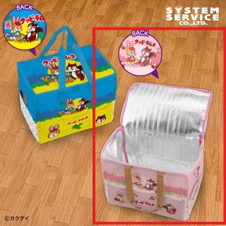 【クッピーラムネ】【Bピンク】クッピーラムネ 5ポケット付き保冷バッグ