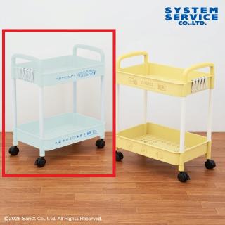 リラックマ】【Bパープル】リラックマ すてきなお家 2段ワゴン