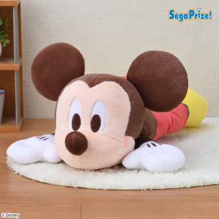 【ディズニー】ミッキーマウス 赤いほっぺ 寝そべり LLぬいぐるみ