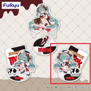 【初音ミク】【C:デフォルメB(片目閉じ)】初音ミク×チロルチョコ アクリルスタンド