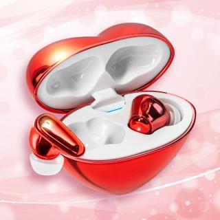 【Aレッド】完全ワイヤレスイヤホン HEART