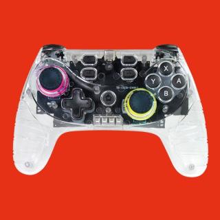 【Bピンク×イエロー】Game Spirits SW用 ワイヤレスコントローラー 9