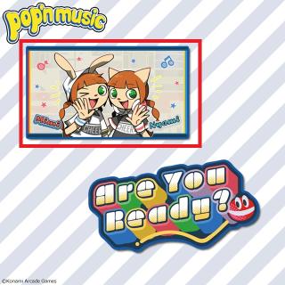 【pop’n music】【A:ミミ＆ニャミ】pop’n music フロアマット Vol.2