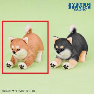【FANS】【A赤毛】FANS のび～！柴犬ぬいぐるみBIG