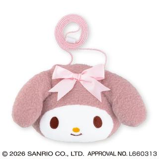 【サンリオ】【Bマイメロディ】サンリオキャラクターズ ふわふわフェイスポシェット