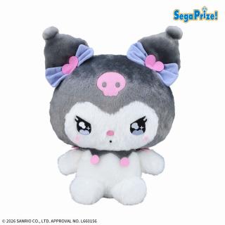 【サンリオ】【クロミ】ゆるかわ サンリオキャラクターズ LLぬいぐるみ“クロミ” リボンVer.
