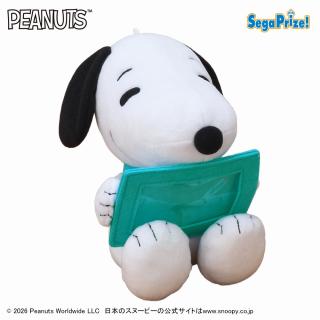 【スヌーピー】【Cグリーン】SNOOPY(TM) フレーム付ぬいぐるみ（EX）
