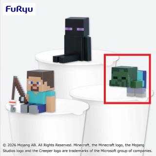 【マインクラフト】【Cゾンビ】マインクラフト ぬーどるストッパーフィギュアぷち