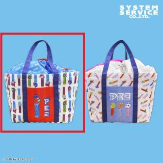 【PEZ】【Aレッド】PEZ 巾着保冷バッグ