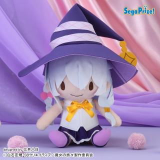 【魔女の旅々】【Bイレイナ（口閉じ）】魔女の旅々 ふわぷち Mぬいぐるみ“イレイナ”