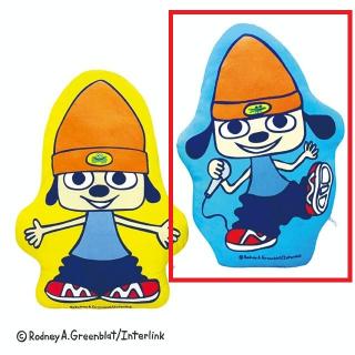 【パラッパラッパー】【Bブルー】パラッパラッパー ビッグクッション
