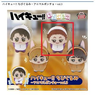 【ハイキュー!!】【B天童覚】ハイキュー!! ちびぐるみ～アニマルポンチョ～vol.3