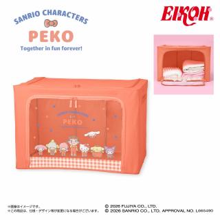 【サンリオ】PEKO×サンリオキャラクターズ 窓付き収納ボックス