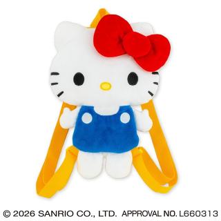 【サンリオ】【Aハローキティ】サンリオキャラクターズ ワクワクぬいぐるみリュック