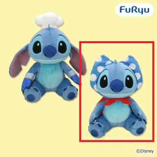 【ディズニー】【Bヒーロー】ディズニー スティッチ コック＆ヒーロースタイルBIGぬいぐるみ