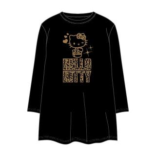 【サンリオ】【Aブラック】ハローキティ ロングTシャツ