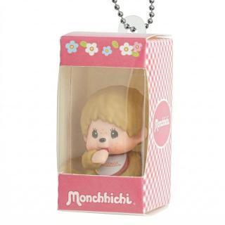 【モンチッチ】【Aモンチッチくん(ベージュver.)】モンチッチ お座りパッケージフィギュアキーチェーン 2