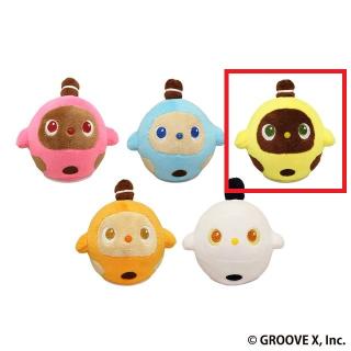 【LOVOT】【Cイエロー】ふわころLOVOT プルバックぬいぐるみ2