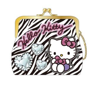 【サンリオ】【Cゼブラ】ハローキティ PVC がま口ポーチ
