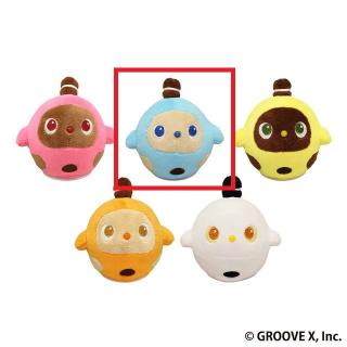 【LOVOT】【Bブルー】ふわころLOVOT プルバックぬいぐるみ2