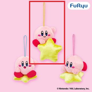 【星のカービィ】【Bにっこり(紐:黄)】星のカービィ ワープスターカービィマスコット