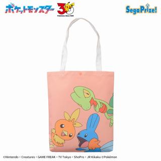 【ポケットモンスター】【Aキモリ＆アチャモ＆ミズゴロウ】ポケットモンスター [PtZ]トートバッグ～ホウエン地方～
