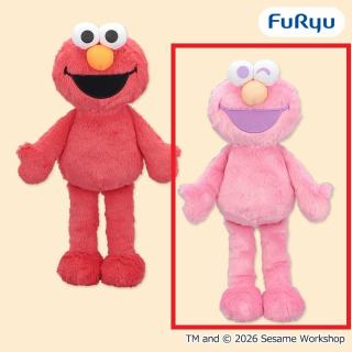 【セサミストリート】【Bパステルカラー】セサミストリート カラフルエルモBIGぬいぐるみ