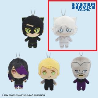 【ミラキュラス】【Bキャット・ブラン】ミラキュラス レディバグ＆シャノワール デフォルメぬいぐるみ Part3