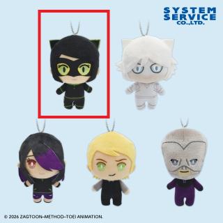 【ミラキュラス】【Aレディノワール】ミラキュラス レディバグ＆シャノワール デフォルメぬいぐるみ Part3