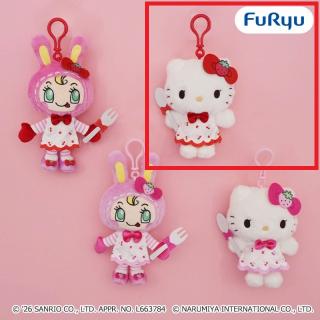 【サンリオ】【Bハローキティ赤】Mezzo Piano×Hello Kitty くりっぴぃ ぬいぐるみ～ストロベリーチェリー～