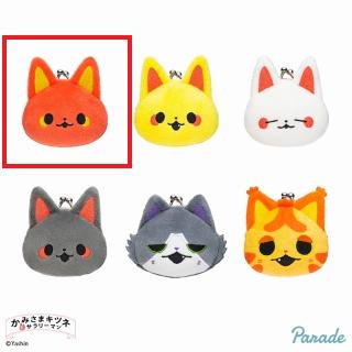 【かみさまキツネとサラリーマン】【Aベニ】かみさまキツネとサラリーマン ミニがまぐち