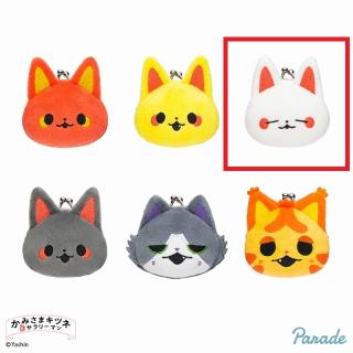 【かみさまキツネとサラリーマン】【Cシロ】かみさまキツネとサラリーマン ミニがまぐち