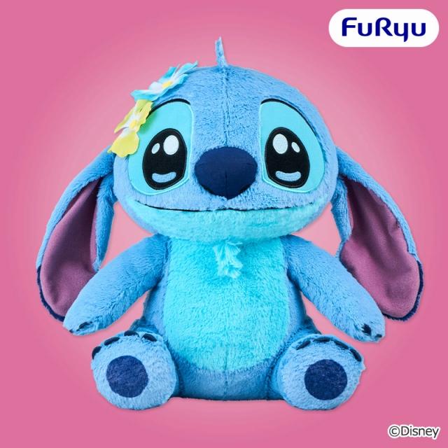 ディズニ 100 スティッチ ぬいぐるみ BIGサイズ ディズニー】ディズニー スティッチ ぎゃるKAWAふぉと 超BIGぬいぐるみ