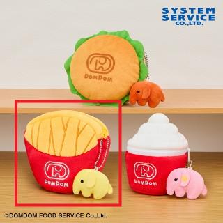 【ドムドムハンバーガー】【Bポテト】ドムドムハンバーガー どむぞうくんわくわくマスコット付きポーチ