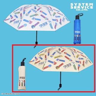 【PEZ】【Bブラウン】PEZ 晴雨兼用折りたたみ傘