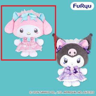 【サンリオ】【Aマイメロディ】マイメロディ・クロミ ねこみみメイドカフェBIGぬいぐるみ