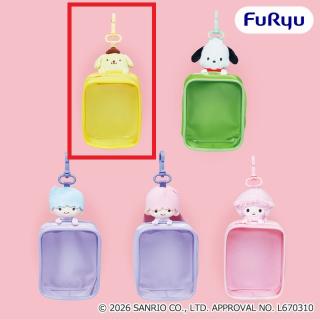 【サンリオ】【Aポムポムプリン】サンリオキャラクターズ キャラクター大賞2026ぬいぐるみ付ポーチvol.1