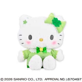 【サンリオ】【Aハローキティ】サンリオキャラクターズ クローバーウィッシュドールBIGタイプ1