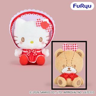 【サンリオ】【Bタイニーチャム】ハローキティ ロリータBIGぬいぐるみ