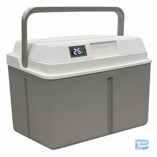 【Aグレー】温度表示付 コンパクトクーラーボックス