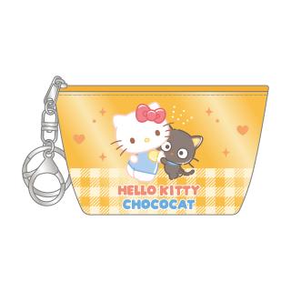 【サンリオ】【Aハローキティ&チョコキャット】サンリオキャラクターズ クリアミニミニポーチ 3