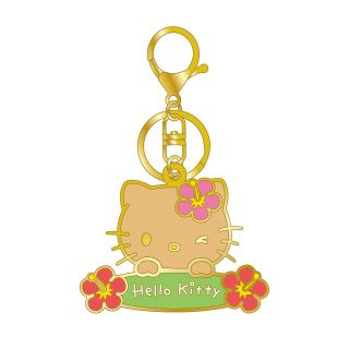 【サンリオ】【Dハイビスカス】ハローキティ メタルキーホルダー