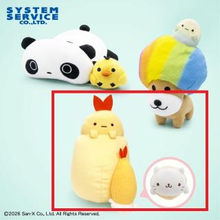 【サンエックス】【Cえびふらいのしっぽ＆にゃんにゃんにゃんこ】サンエックスユニバース なかよしぬいぐるみBIG
