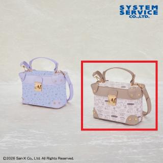 【すみっコぐらし】【Bグレージュ】すみっコぐらし レザー風バニティショルダーバッグ
